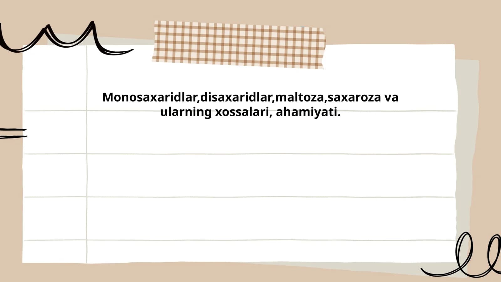 Monosaxaridlar va ularning xossalari