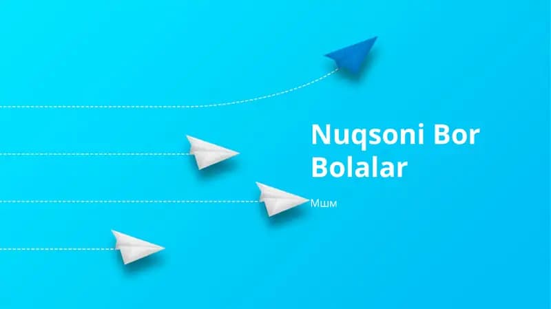 Nuqsoni Bor Bolalar