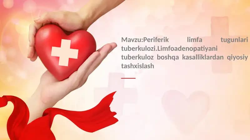 Periferik limfa tugunlari tuberkulozi bir necha kasalliklar bilan qiyosiy tashxislash