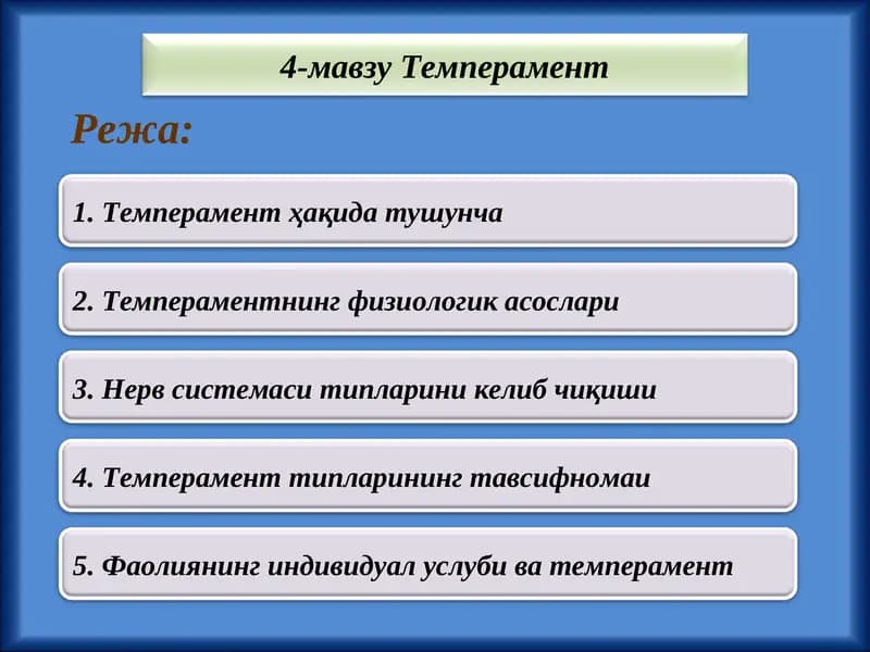 Темперамент