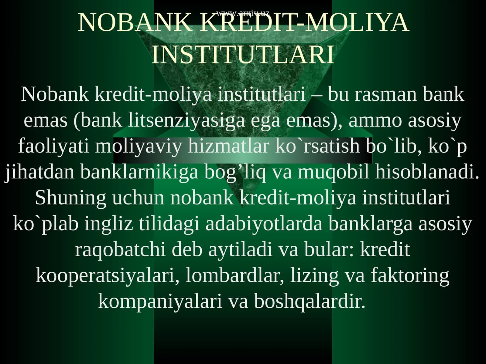Nobank Kredit-Moliya Institutlari