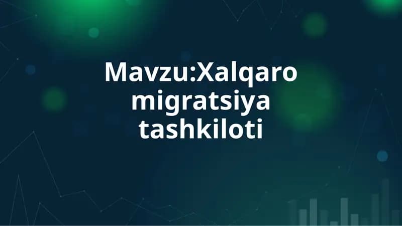 Xalqaro migratsiya tashkiloti