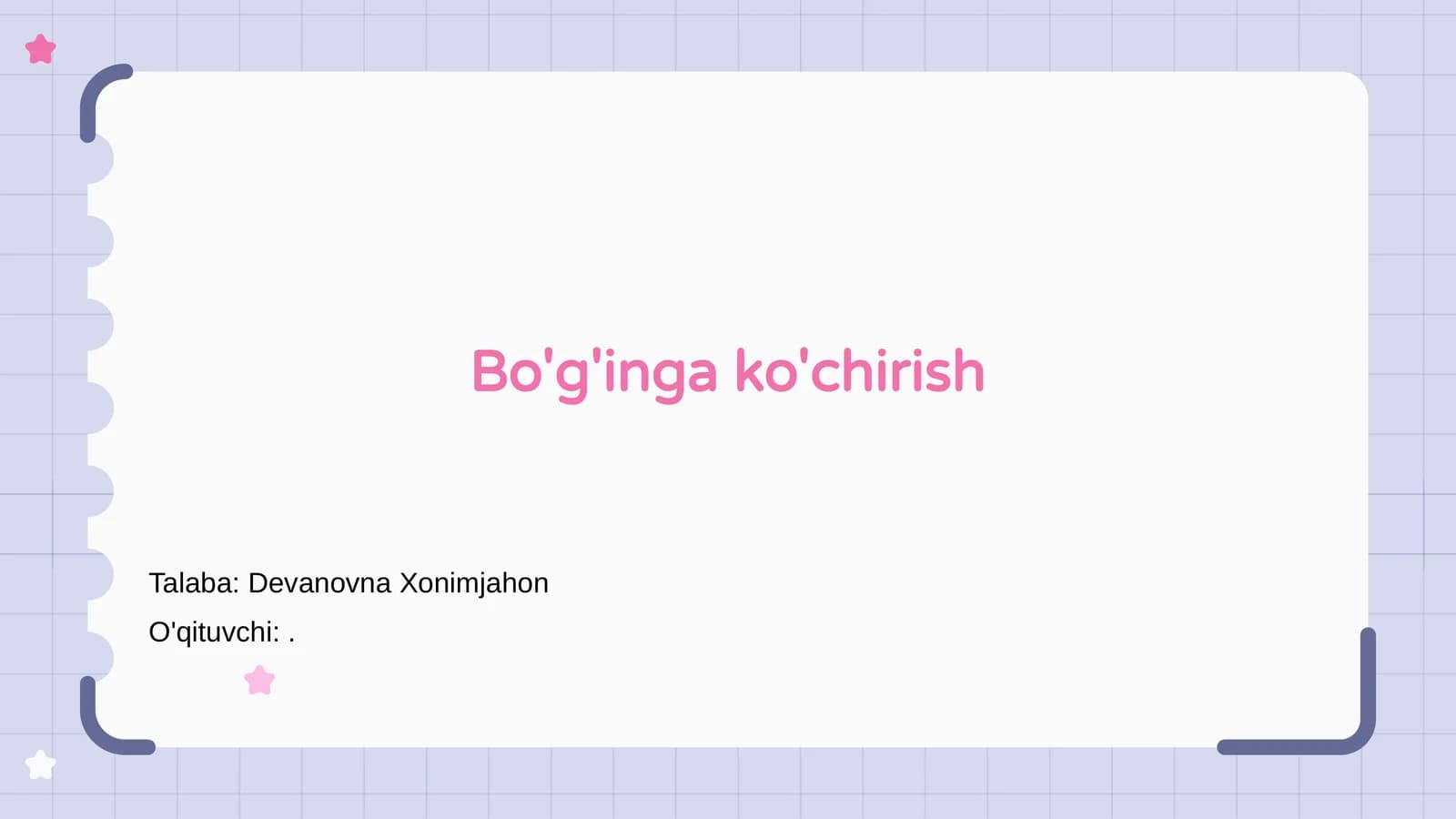 Bo'g'inga ko'chirish