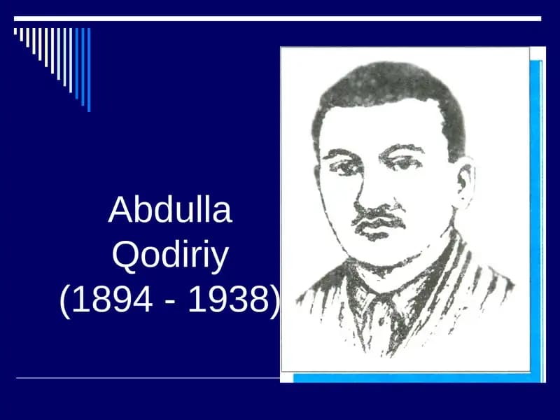 Abdulla Qodiriy Haqida