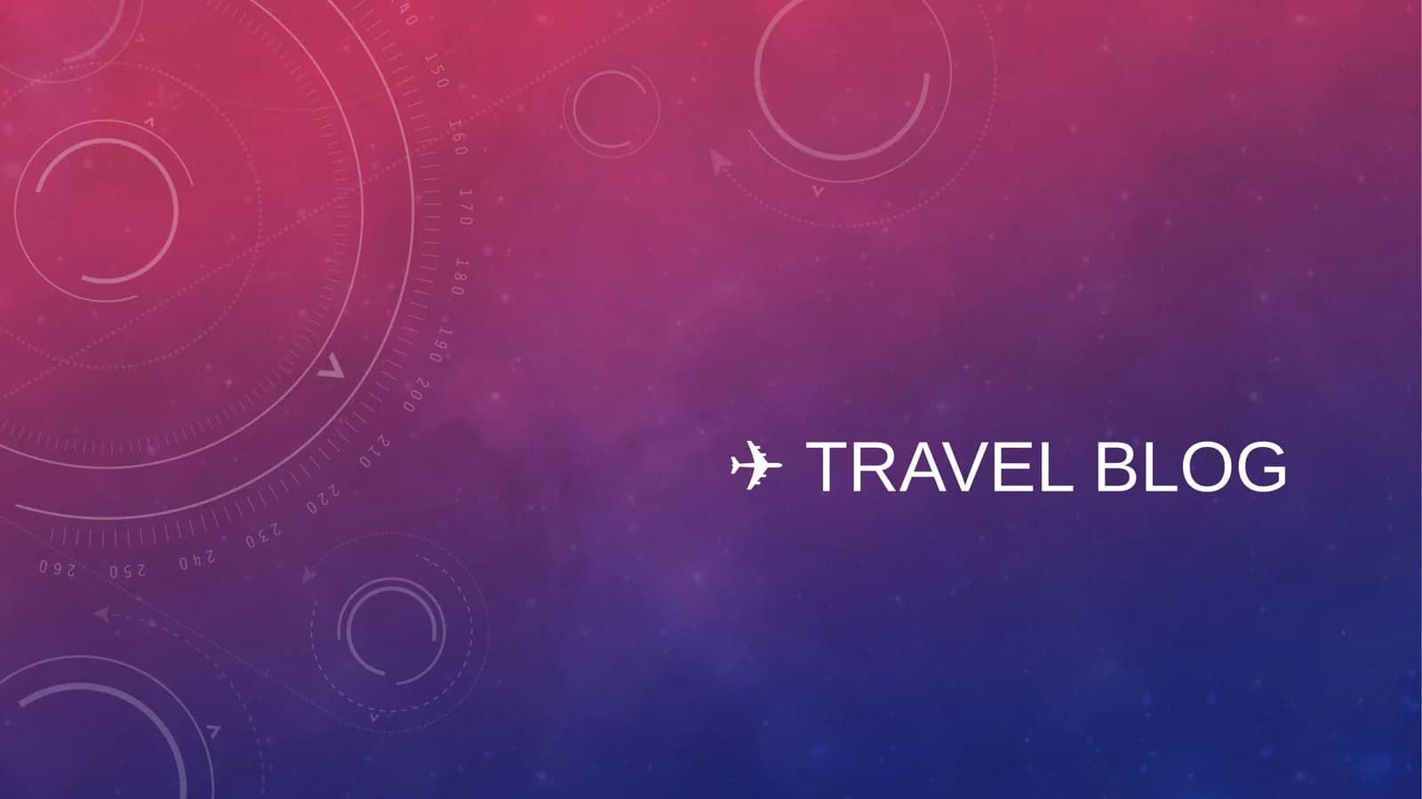 TRAVEL BLOG Taqdimot