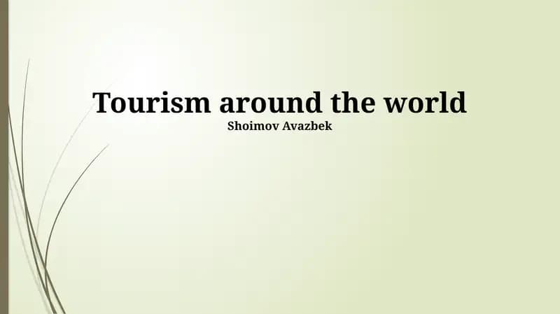 Regional Tourism Highlights
