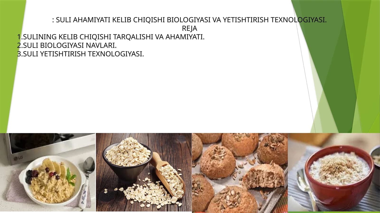 SULI AHAMIYATI KELIB CHIQISHI BIOLOGIYASI VA YETISHTIRISH TEXNOLOGIYASI