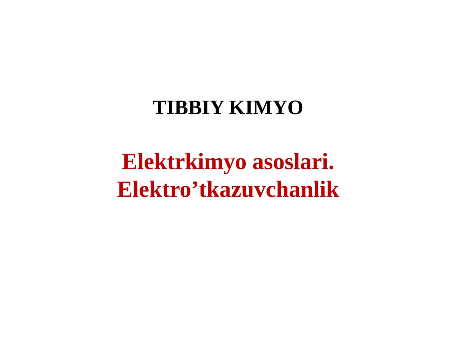 Elektrkimyo