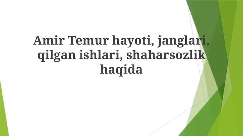 Amir Temurhayoti