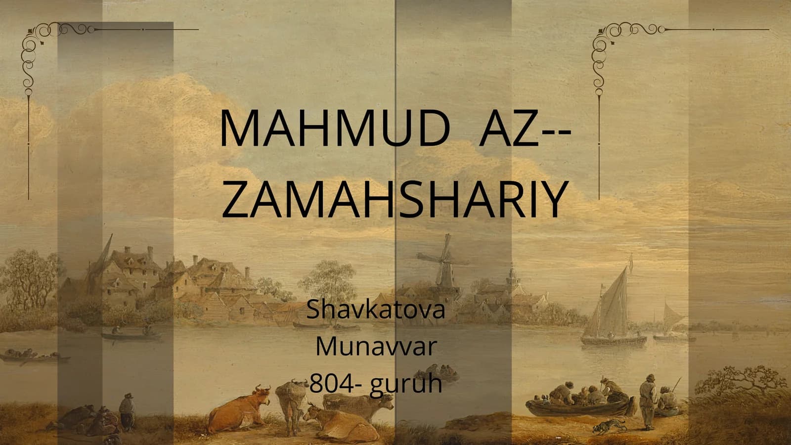 Mahmud az-Zamaxshariy