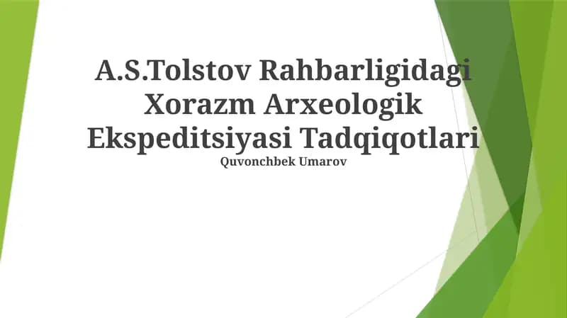 Qadimgi Xorazm Arxeologik Ekspeditsiyasi