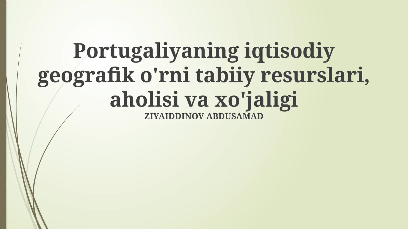 Portugal iqtisodiyoti