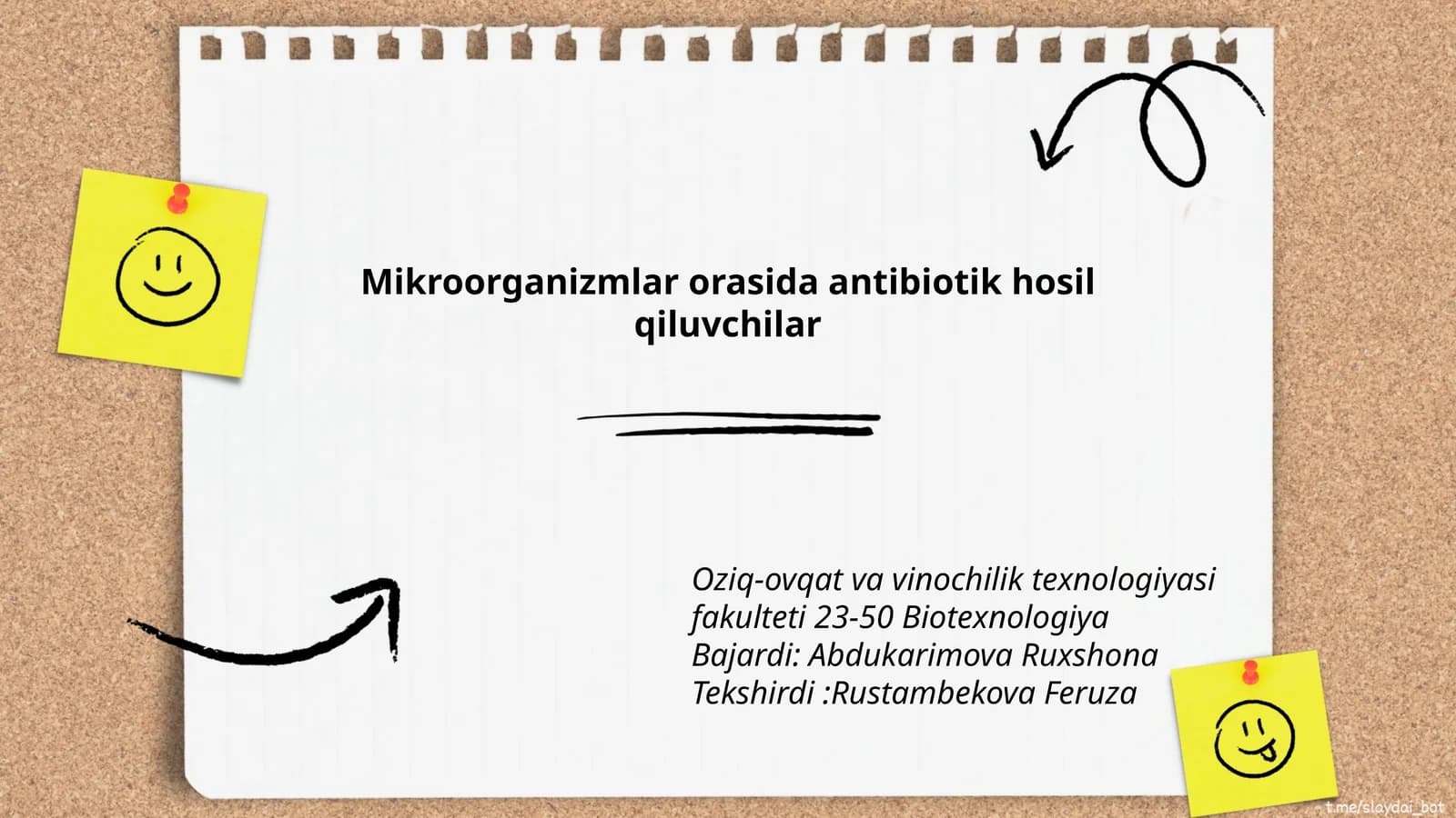 Mikroorganizmlar orasida antibiotik hosil qiluvchilar