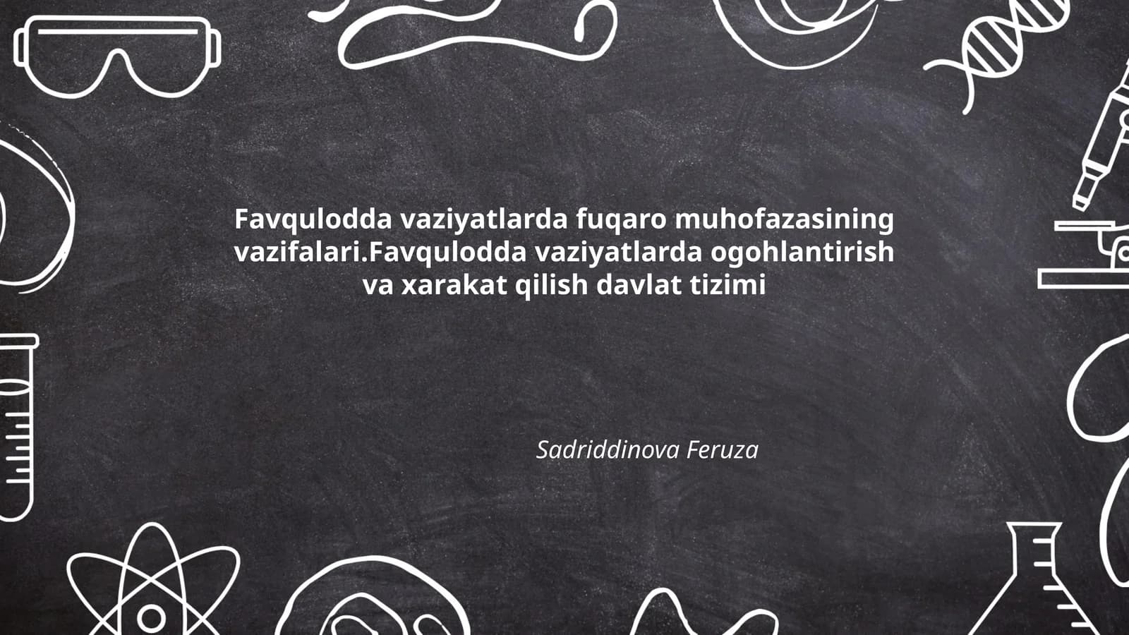 Favqulodda vaziyatlarda fuqaro muhofazasining vazifalari