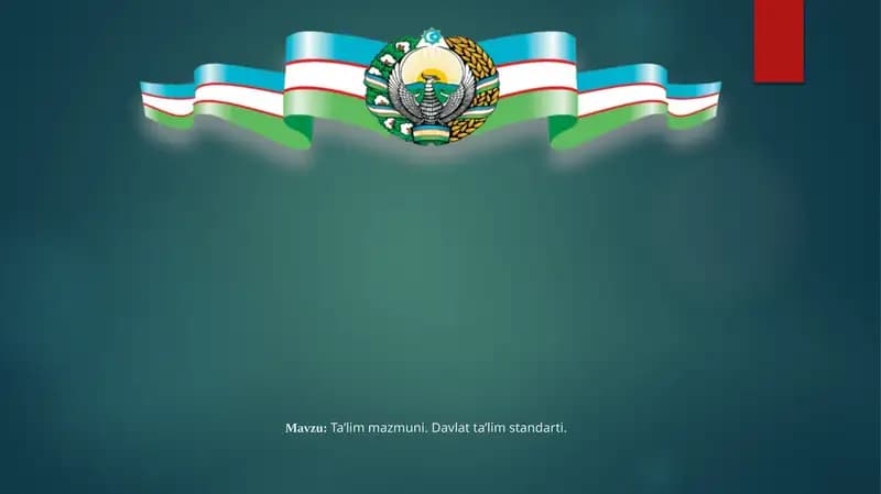 Davlat ta’lim standarti