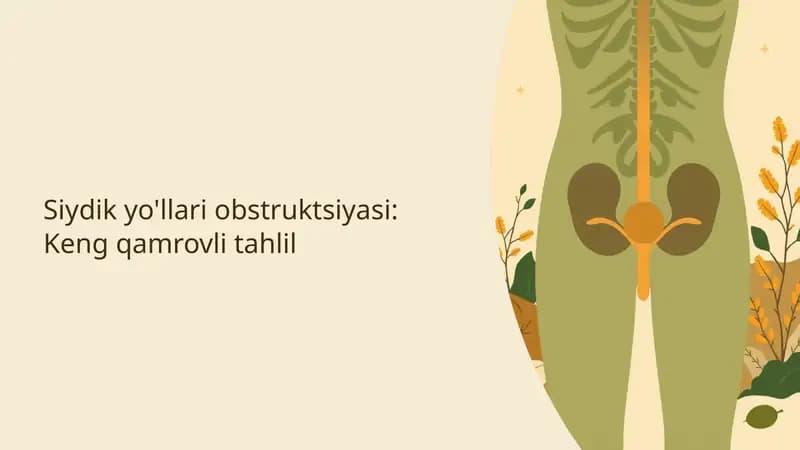 Siydik yo'llari obstruktsiyasi