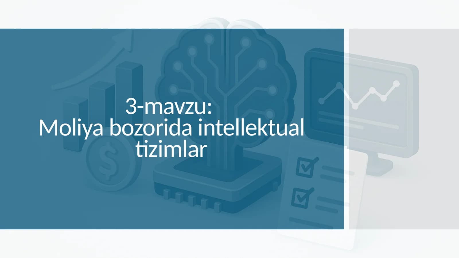 Moliya bozorida intellektual tizimlar