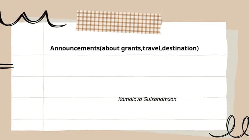 New Travel Grant Program