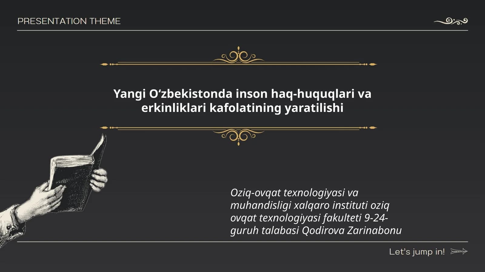 Inson haq-huquqlari va erkinliklari kafolati