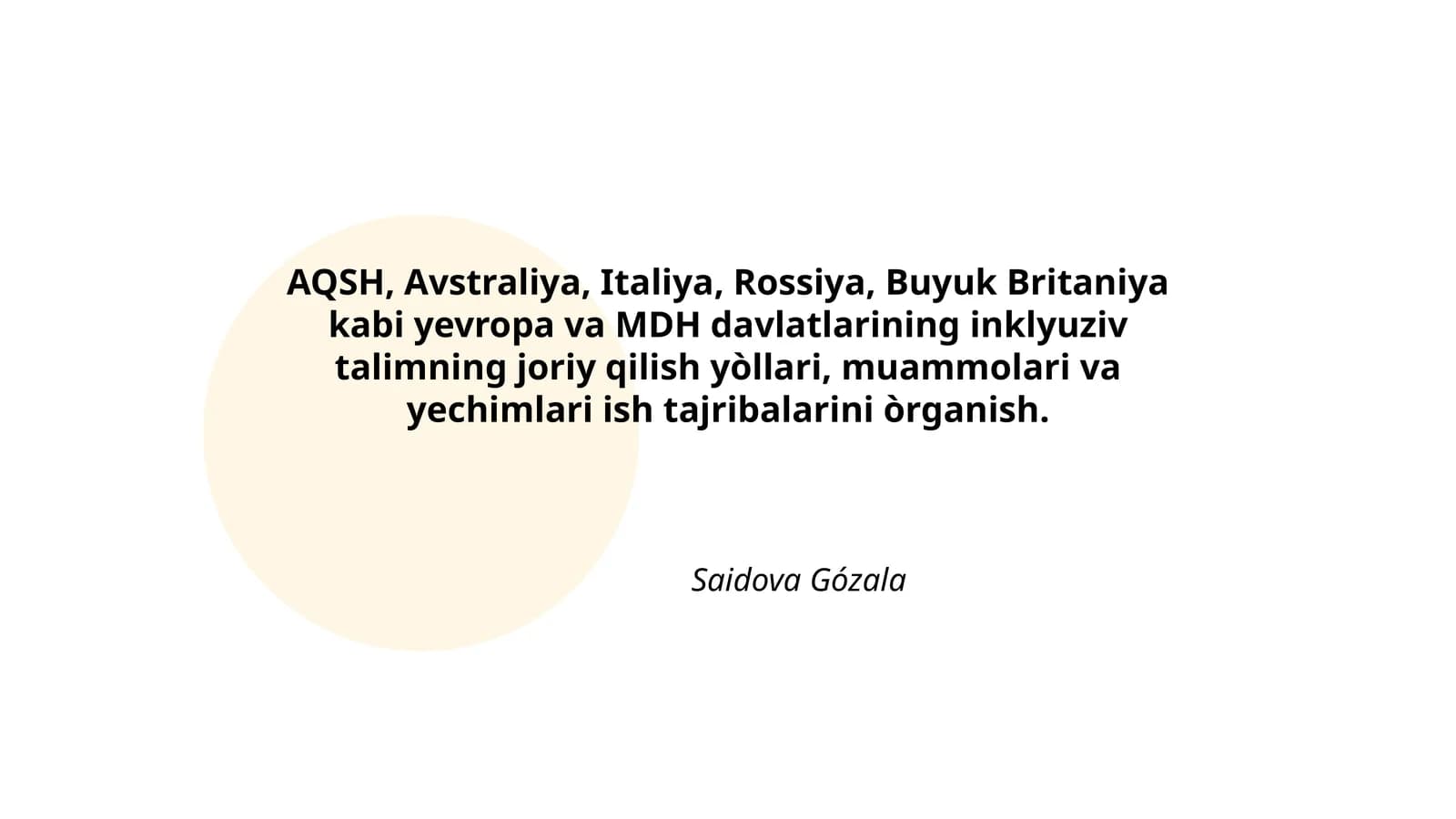Saidova Gózala