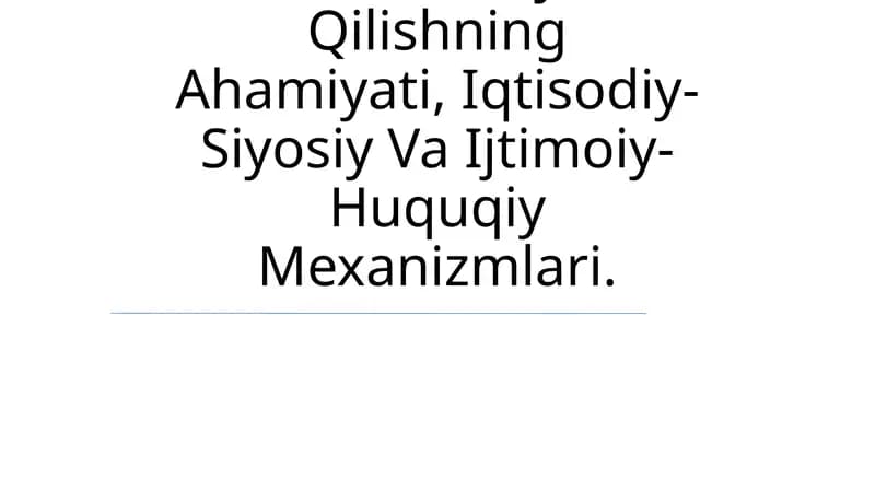 Korruptsiyaga Qarshi Kurash Bo'Yicha Xalqaro Qonunlar Va Qarorlarning O'Zbekistonda Ratifikatsiya Qilishning Ahamiyati