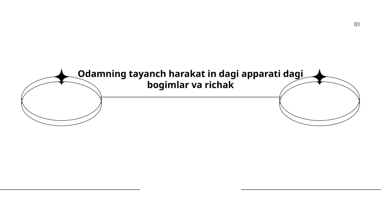 Odamning tayanch harakat in dagi apparati dagi bogimlar va richak