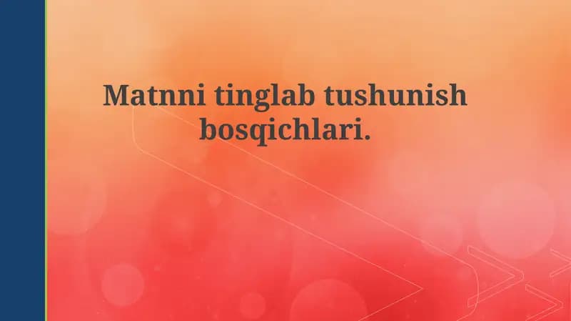 Matnnitinglabtushunishbosqichlari