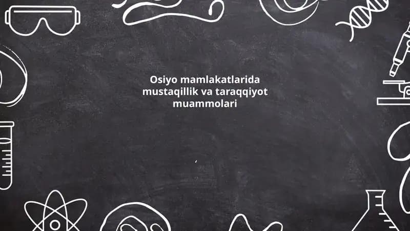 Mustaqillikdan so‘ng siyosiy barqarorlik va hokimiyat almashinuvi muammolari