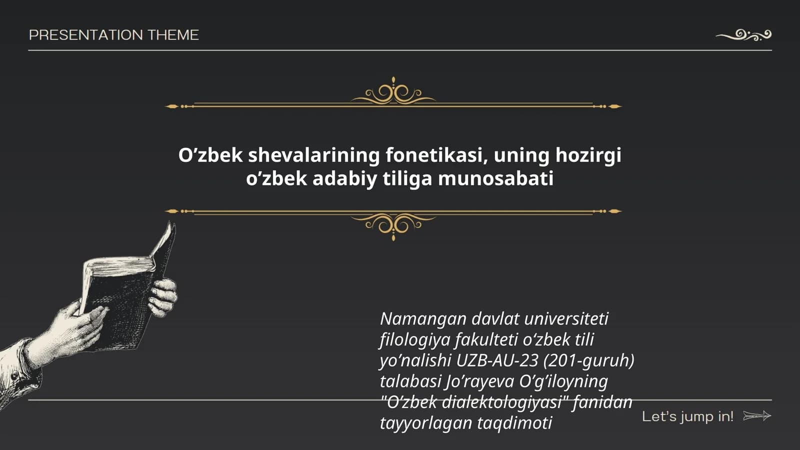 Oʼzbek shevalarining fonetikasi