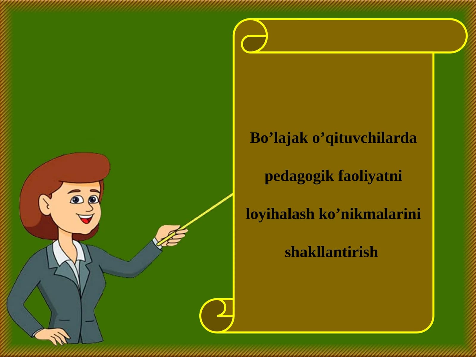 Bo’lajak o’qituvchilarda pedagogik faoliyatni loyihalash ko’nikmalarini shakllantirish