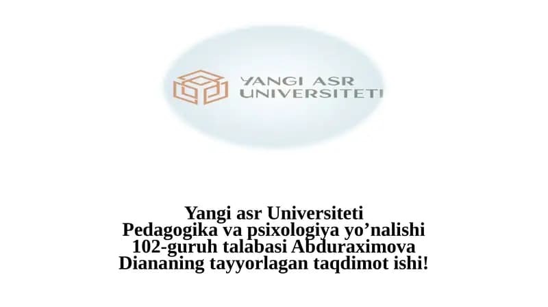 O'zbekiston Respublikasida tarbiya jarayonining hozirgi bosqich muammolari