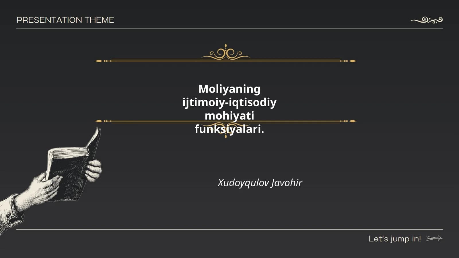 Moliyaning ijtimoiy-iqtisodiy mohiyati va asosiy tushunchalari