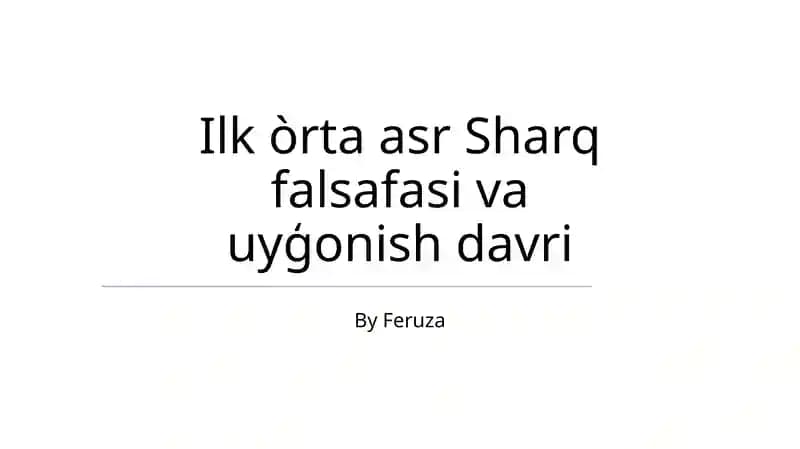 Islomning Oltin Asri va uning ta'siri