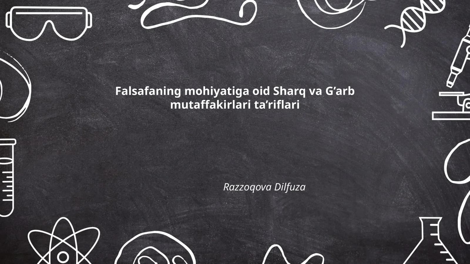 Sharq va G’arb Falsafasi