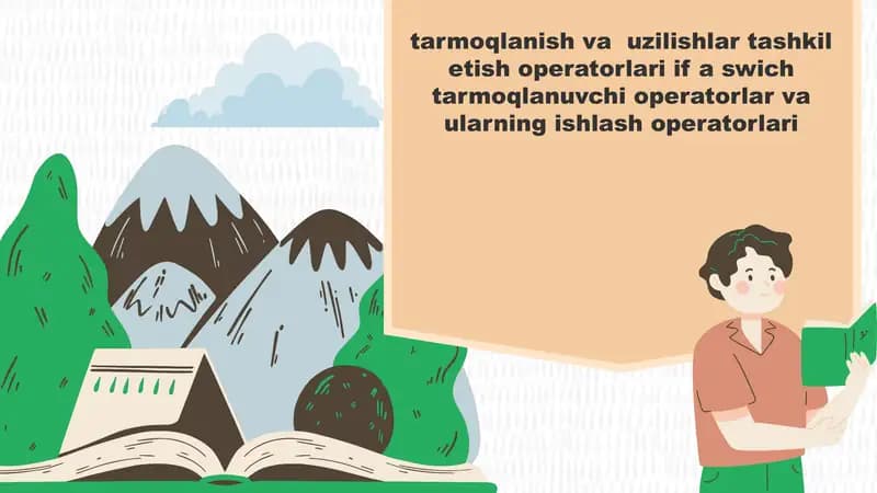 Swich Operatorlari va Uzilishlar