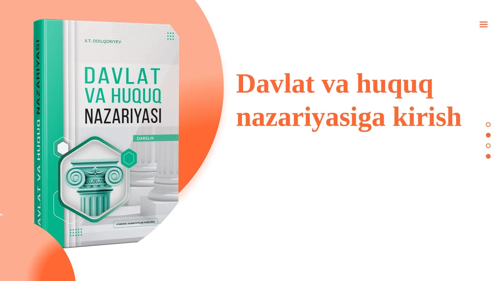 Davlat va huquq nazariyasi