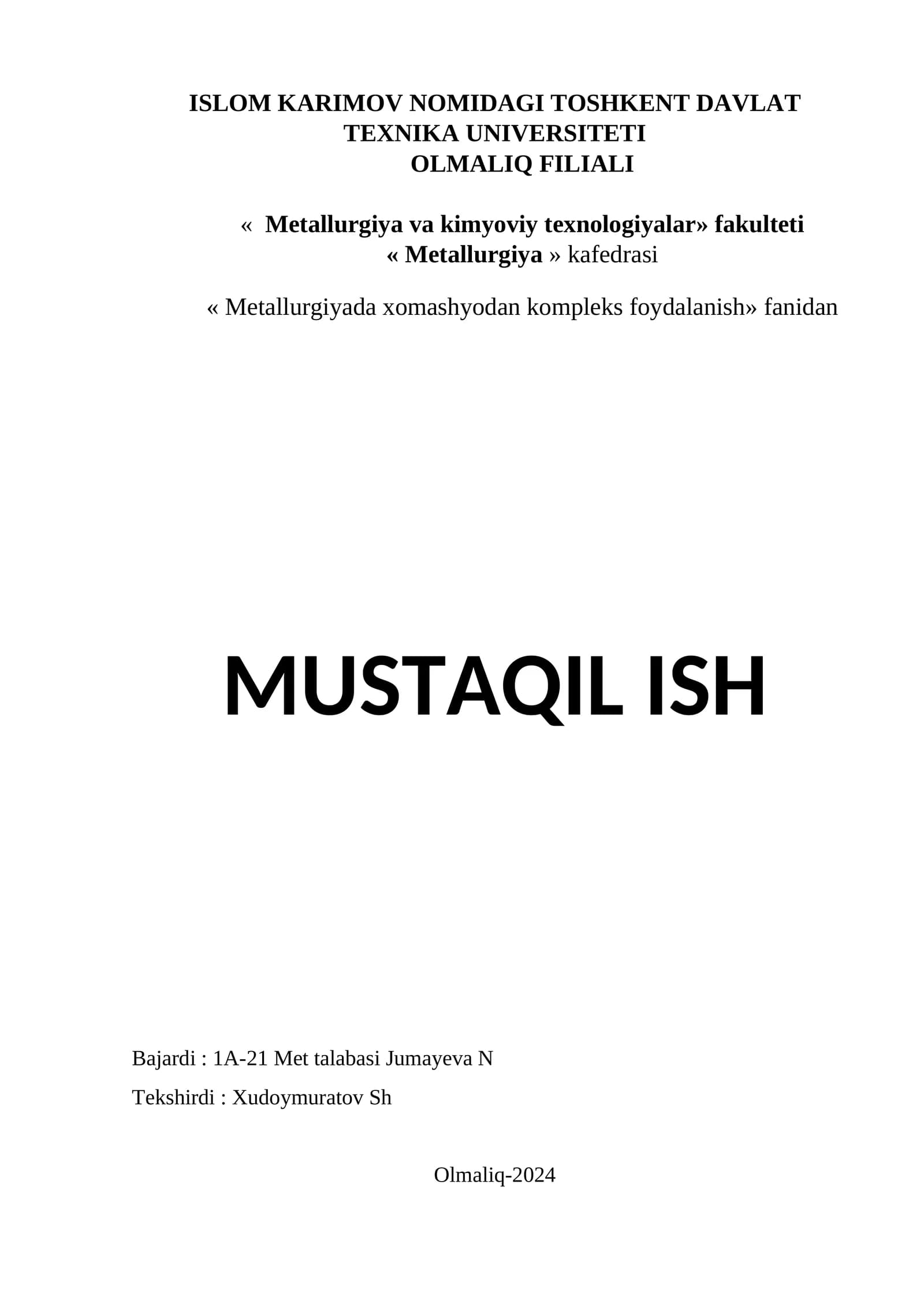 Pirometallurgik jarayonlar