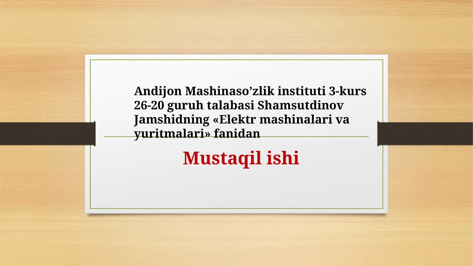 SINXRON MASHINADAGI QUVVATI ISROFLARI VA FIK.SINXRON MASHINALARNING MAXSUS TURLARI