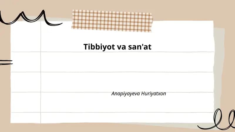 Tibbiyotda san'at terapiyasi
