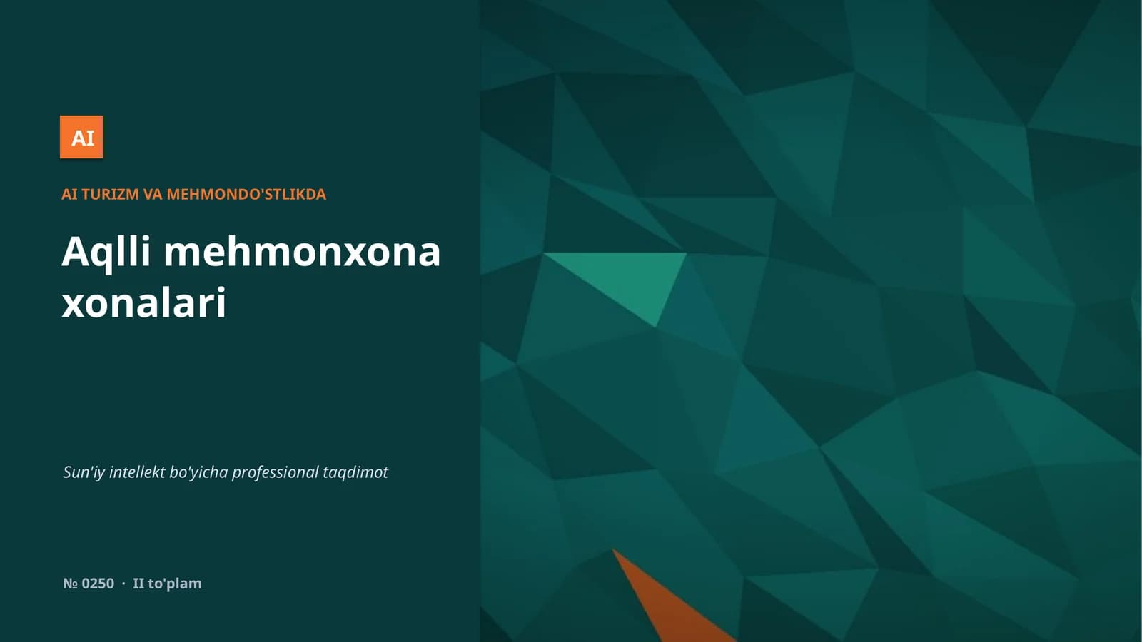 Aqlli mehmonxona xonalari