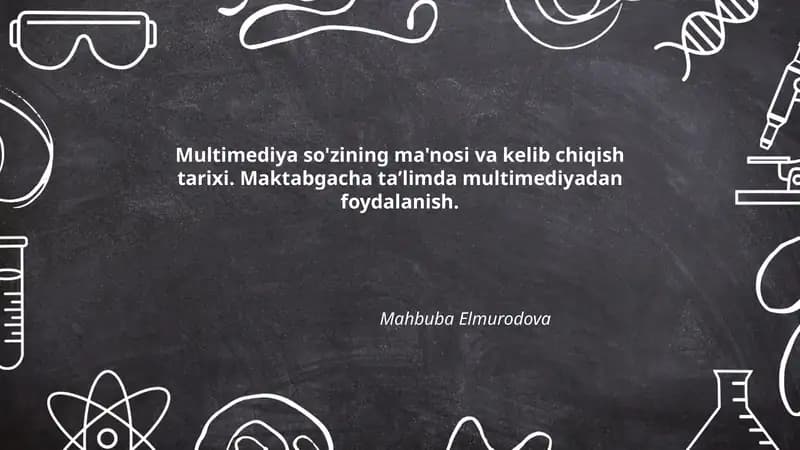 Multimediya so'zining ma'nosi va kelib chiqish tarixi