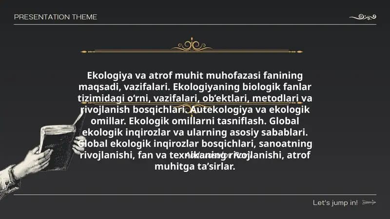Ekologiya va atrof muhit muhofazasi