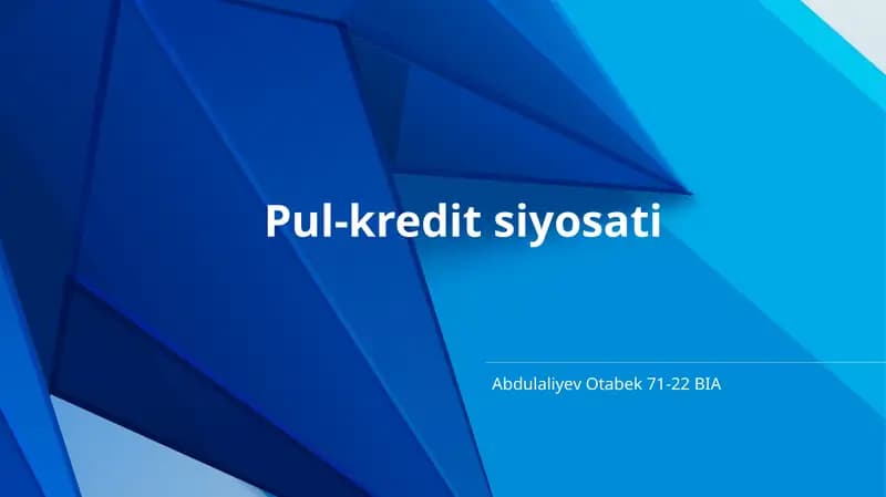 Pul-kreditsiyosati