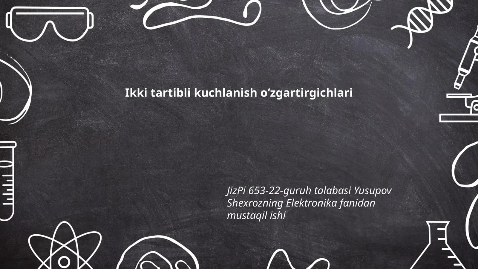 Ikki tartibli kuchlanish oʻzgartirgichlari