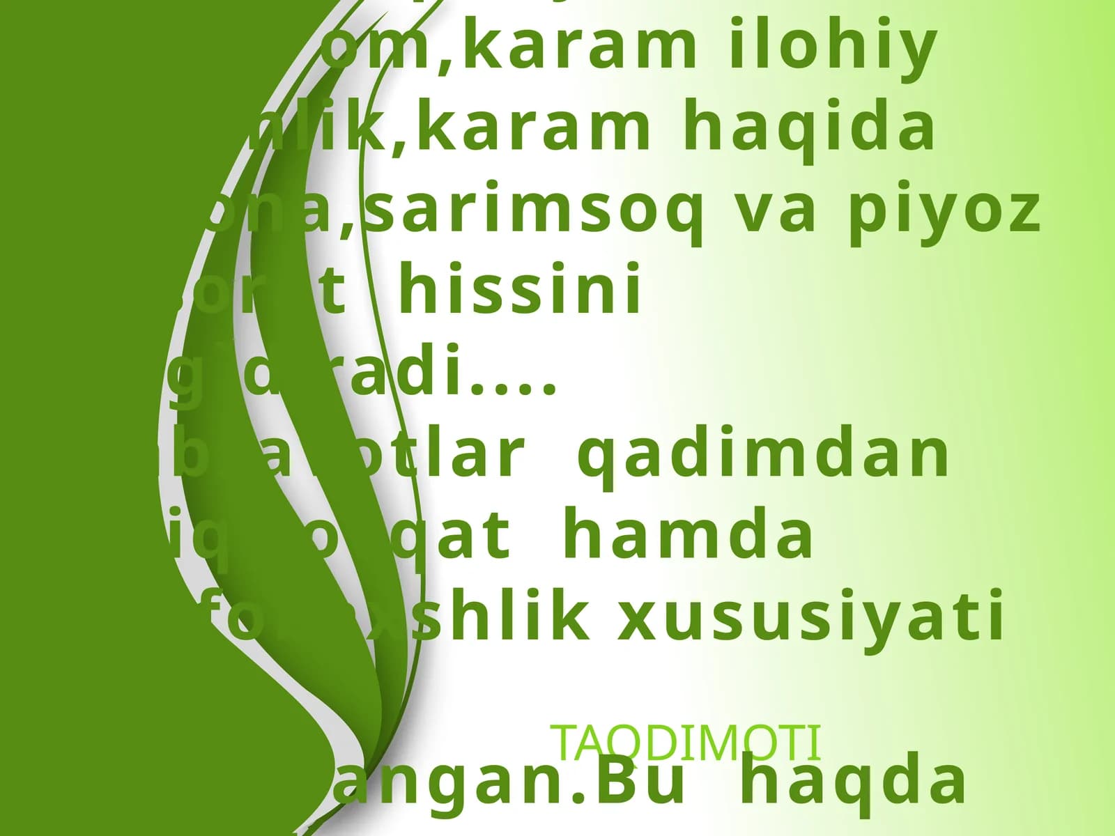 Qadimgi sabzavotlar