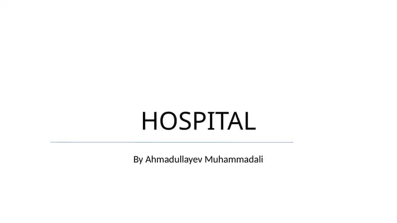 HOSPITAL