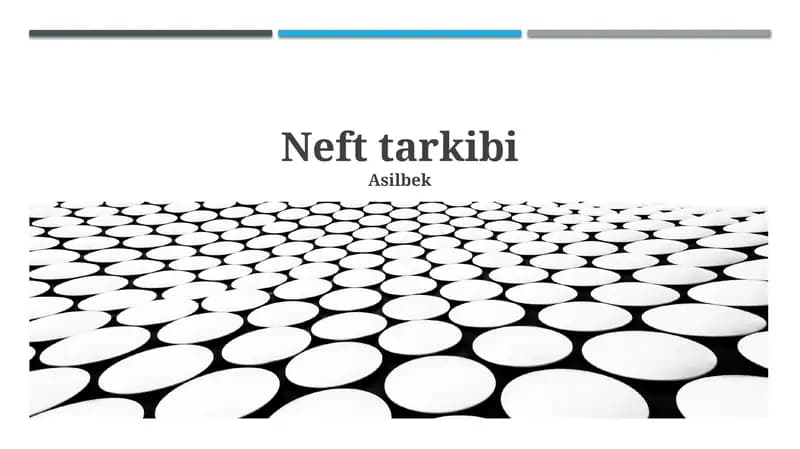 Neft tarkibi