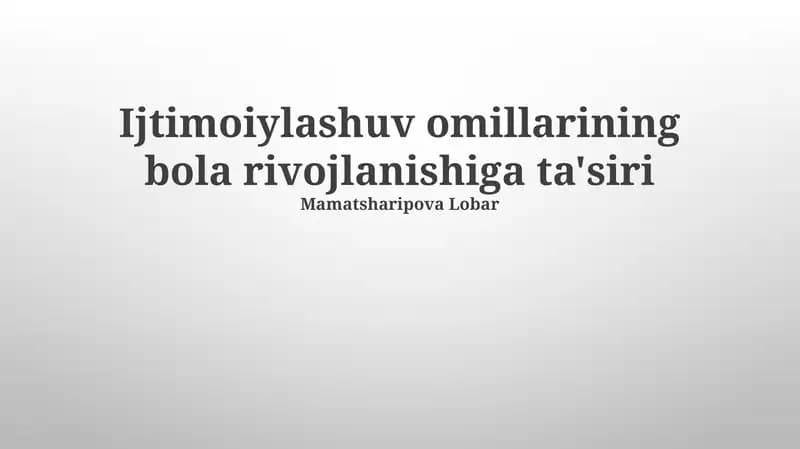 Ommaviy axborot vositalarining ta'siri