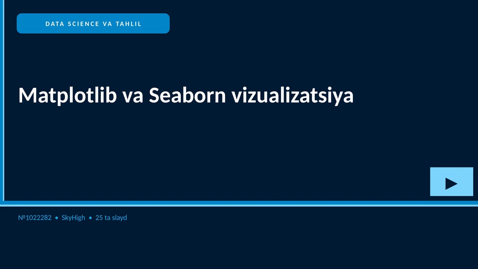 DATA SCIENCE VA TAHLIL