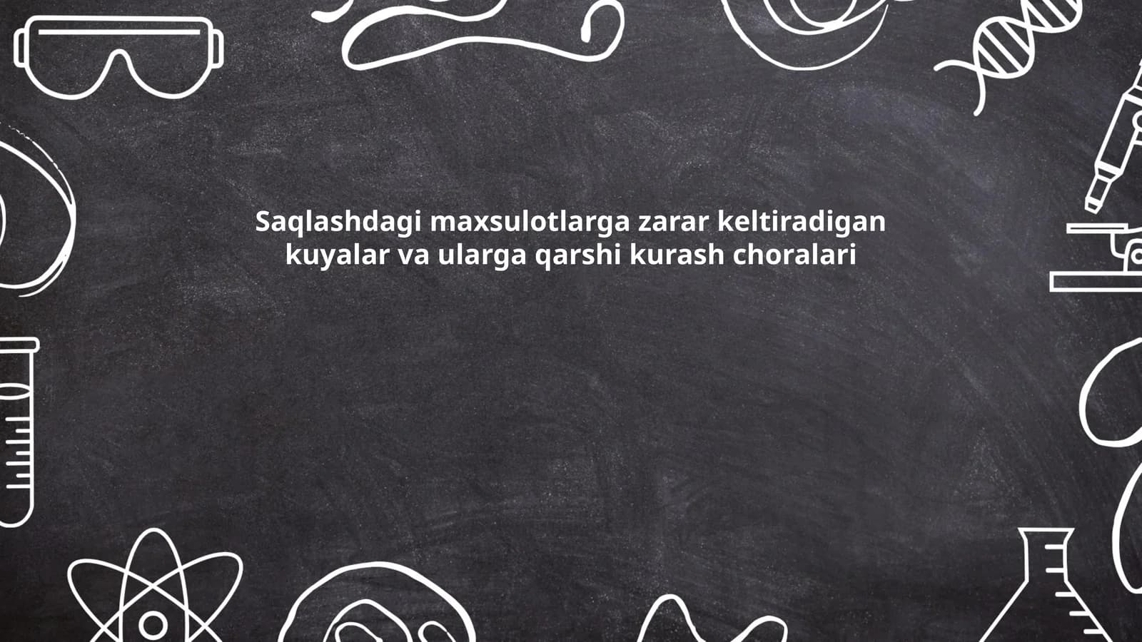 Saqlashdagi maxsulotlarga zarar keltiradigan kuyalar va ularga qarshi kurash choralari